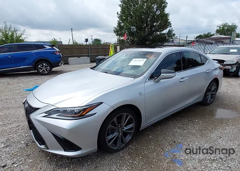 2019 Lexus Es 350 F Sport из США, поврежденный, VIN 58ABZ1B15KU046126